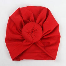 Load image into Gallery viewer, Newborn Toddler Baby Girl Turban Cotton Beanie Hat Warm Soft Cap Solid Knot Soft Wrap In Modern Style