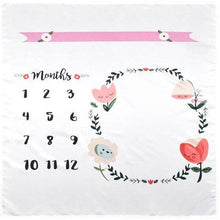 Load image into Gallery viewer, Cartoon Pattern Baby Photo Props Background Blankets Play Mats Backdrop Cloth Calendar Photo Accessories Blanket For Baby