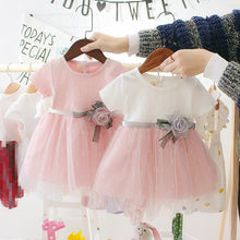 Load image into Gallery viewer, Modern Luxury elegant Newborn Baby Girl Dress for New Fashion Cute Princess Baby Dress Infant Clothing