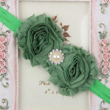 Load image into Gallery viewer, Handmade Flower Newborn Headwear Head Wrap Band Hairband Gift Toddlers For Baby Girls
