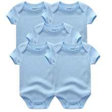 Load image into Gallery viewer, 5 PC Baby Summer High Quality Striped Rompers Jumpsuit For Boy & Girls Comfortable Clothes