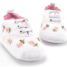 Load image into Gallery viewer, Baby Girl Shoes White Lace Soft Shoe Prewalker Walking Toddler Kids Shoes First Walker