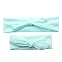 Load image into Gallery viewer, Mother & Baby Headbands Print Floral Elastic Hair Bands Parent-Child Hair Accessories Bow For Baby Girls Bow in Modern Design