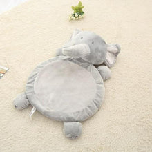 Load image into Gallery viewer, Modern Plush Climbing Carpet Play Mats Newborn Animal Play Mats Soft Sleeping Mat Cotton Elephant & Fox Carpet For Kids