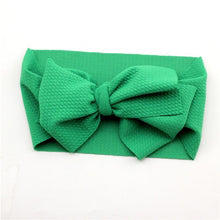 Load image into Gallery viewer, Adjustable Big Bow Headwrap Top Knot Headbands Over Sized Bow Hair Turban for Newborn Girl