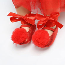 Load image into Gallery viewer, Cute Baby Dance Shoes Toddler Shoes Bow Tie Baby Princess Shoes Dance Shoe Newborn First Walkers 0-18M