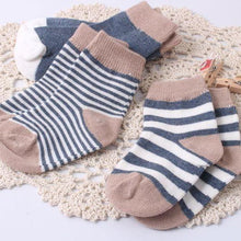 Load image into Gallery viewer, 4PCS/SET Pairs Of Modern Baby and Kids Cotton Socks Spring/autumn Winter Newborn Infant Toddler Floor Socks for Kids