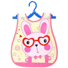 Load image into Gallery viewer, Cute Cartoon Print Baby Waterproof Long Sleeve Apron Children Feeding Smock Bib Baby Accessories
