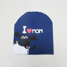 Load image into Gallery viewer, Modern Popular Baby Knitted Warm Cotton Beanie Hat cap For Toddler Baby Kids Cap for Girls & Boys I love Mama Prints Baby Hat Design