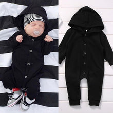 Load image into Gallery viewer, Classic Outfit Toddler Infant Boy Clothing Romper Long Sleeve Black Jumpsuit Playsuit Clothes
