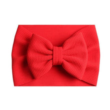 Load image into Gallery viewer, Modern Bowknot Baby Headband Elastic Turban Baby Girl Headbands Baby Girls Bow
