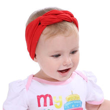 Load image into Gallery viewer, Modern Luxury Handmade Hair Band Headband Bow Hairbands Knot Kids Turban For Girls
