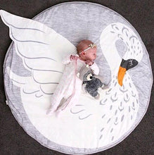 Load image into Gallery viewer, Luxury Mdoern Cartoon Animals Baby Play Mat Foldable Kids Crawling Pad Round Carpet Rug Toys Cotton Children Room Decor Photo Props Carpet For Kids