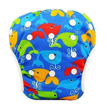 Load image into Gallery viewer, Baby Swimming Waterproof Adjustable Reusable Washable Cloth Pool Pant Diaper Cover