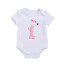 Load image into Gallery viewer, Baby Girls Cotton Rompers 1st Birthday Party Costumes Newborn Cotton Jumpsuit Infant For Girls