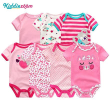 Load image into Gallery viewer, Unisex Newborn Baby Rompers Clothing Infant Jumpsuits 100%Cotton Children 7Pcs/Lot Set for Girls and Boys Jumpsuits For Kids