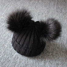 Load image into Gallery viewer, Newborn Baby Kids Girls Winter Warm Knit Hat Ball Beanie Cap Design