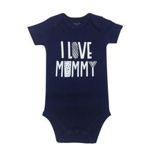 Load image into Gallery viewer, Short-Sleeved "I love mommy " Baby jumpsuits Clothing newborn clothing.