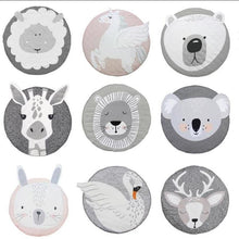 Load image into Gallery viewer, Modern Luxury Animal Carpet For Baby Play Mats Wewborn Infant Soft Sleeping Mat Cotton Rabbit Lion Raccoon Swan Pegasus Koala Cat Bear Carpet For Kids