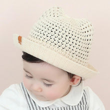 Load image into Gallery viewer, Modern Handmade Baby Hats For Children Bucket Cap Kids Toddler Sun Hat Hollow Mesh Caps Casual Beach Caps For Kids