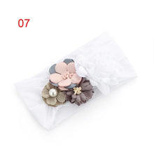 Load image into Gallery viewer, Baby Bow Hairband Elastic Headband Cute 3D Flower Stretch Turban Flower Head Wrap Princess Hair Accessories Bow For Baby