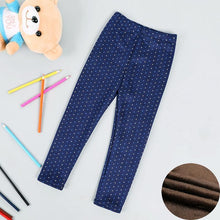 Load image into Gallery viewer, Baby Girls Leggings Thick Warm Dot Pants Kid Girl Leopard Plus Pants Children Vintage Flowers Trousers For Girls Kids