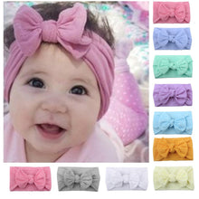 Load image into Gallery viewer, Newborn Toddler Baby Girls Head Wrap Rabbit Big Bow Knot Turban Headband Hair Accessories Baby