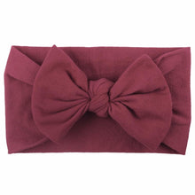 Load image into Gallery viewer, Modern Bowknot Baby Headband Elastic Turban Baby Girl Headbands Baby Girls Bow
