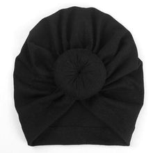 Load image into Gallery viewer, Newborn Toddler Baby Girl Turban Cotton Beanie Hat Warm Soft Cap Solid Knot Soft Wrap In Modern Style