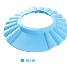 Load image into Gallery viewer, Brand New Baby Children Kids Safe Shampoo Bath Shower Cap Sheild Hat Wash Hair Shield elastic Cap For Kids In Modern Deign