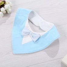 Load image into Gallery viewer, Infant Kids Bibs For Boy/Girls Newborn Feeding Waterproof Toddlers Soft Bow Burp Tie Scarf For Children