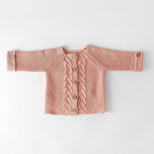 Load image into Gallery viewer, Modern Cotton Baby Girl Cardigan Clothes With knitted Outerwear & Coats for Infant Boys and Girls Romper Winter Jumpsuit