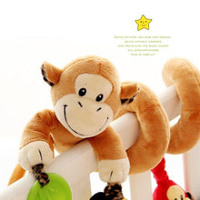 Load image into Gallery viewer, Stuffed Stroller Toys Animal Baby Crib Pram Bed Hanging Educational Infant Baby Rattle For Kids