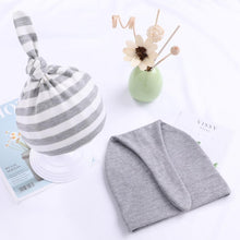 Load image into Gallery viewer, Baby Set 2PCS Caps Hat Spring Autumn 100% Cotton Newborns Children Baby Caps Baby Hats For Girls and Boys Caps for Sleeping