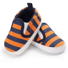 Load image into Gallery viewer, Toddler Infant Baby Shoes Newborn Boys Girls Soft Casual Shoes Striped Shoes 0-18M