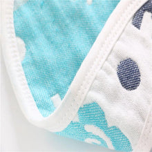 Load image into Gallery viewer, Two sides 100% Cotton Gauze Baby Bibs 6 Layers All Seasons Infant Unisex Clothing Accessories Bibs For Baby and Kids