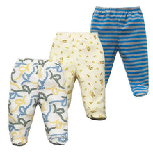 Load image into Gallery viewer, 3PCS Baby Pants 100% Cotton Baby Girls and Boys Clothes Unisex Casual Bottom PP Pants Newborn Baby Clothing For Children