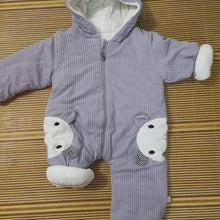 Load image into Gallery viewer, Clothes Cold Winter Girl Garment Thicken Warm Comfortable Pure Cotton Coat Jacket Kids Romper Jumpsuit In Modern Style