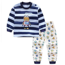 Load image into Gallery viewer, Baby Boy Clothes Cotton Clothing Sets Cartoon Long-sleeved T-shirt Pants Infant Clothes 2pcs Ste For Boys and Girls Kids