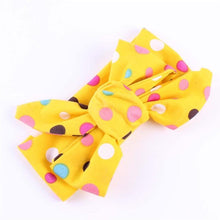 Load image into Gallery viewer, Modern Big Bowknot Headband For Baby Girls Bow hair band dot Cotton turban Head Wrap Hair Accessories