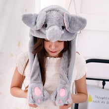 Load image into Gallery viewer, Modern Elegant Winter Interesting Girls Animals Ear Moving Jumping Hats Children and Adults Women Warm Rabbit Winter Caps In Modern Design