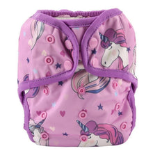 Load image into Gallery viewer, Baby Girl Pink One Size Cloth Diaper Cover Comfortable Nappy With Double Gusset Cartoon Designs Baby Boys Diapers