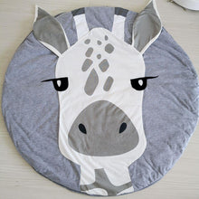 Load image into Gallery viewer, Luxury Mdoern Cartoon Animals Baby Play Mat Foldable Kids Crawling Pad Round Carpet Rug Toys Cotton Children Room Decor Photo Props Carpet For Kids
