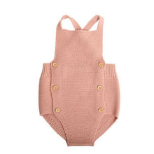 Load image into Gallery viewer, Baby Girl Knitted Clothes Rompers Jumpsuit Cotton Infant Baby Girl Romper In Retro Style For Girls