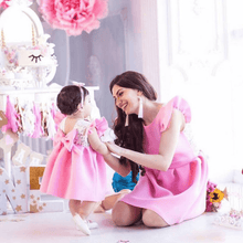 Load image into Gallery viewer, Luxury Modern Elegant Baby Girl Tops Bow Dresses Lace Ball Gown Tutu Party Dress Sundress Baby Girls Princess Clothing Style