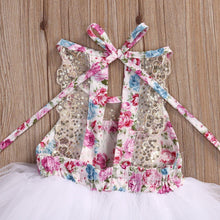 Load image into Gallery viewer, Handmade Girl Dress With Sequins Baby Girls Dress Tulle Tutu Floral Dress Baby Dresses Sundress Baby Clothing For Wedding and Celebrations