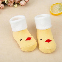 Load image into Gallery viewer, 1 Pair Newborn Cotton Striped Warm Slippers Socks For Baby Girls And Boys Very Comfortable And Soft Material