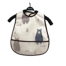 Load image into Gallery viewer, Modern Interesting Cartoon Adjustable Baby Bibs Waterproof Lunch Feeding Bibs Baby Cartoon Feeding Cloth Children Bib For Kids