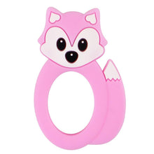 Load image into Gallery viewer, Baby Silicone Teethers BPA Free Teething Toy Animal Dog Koala Owl Elephant Baby Ring Teether Silicone Beads For Kids and Baby