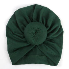 Load image into Gallery viewer, Newborn Toddler Baby Girl Turban Cotton Beanie Hat Warm Soft Cap Solid Knot Soft Wrap In Modern Style